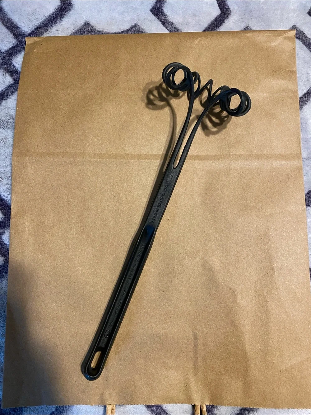 Pampered Chef Black Spiral Head Scalp Massager